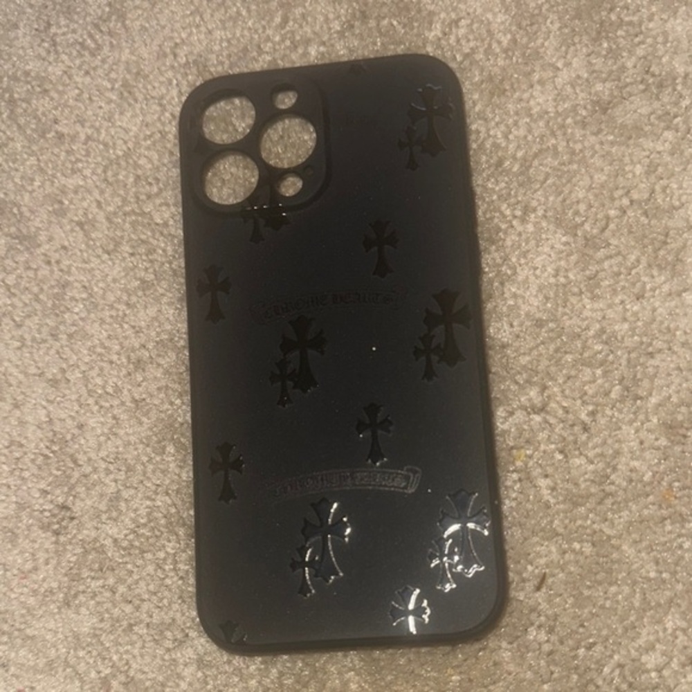 Chrome Hearts Black Slim-Fit Phone Case